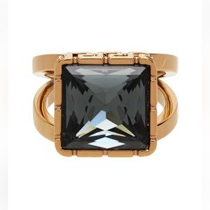 VERSACE Gold Greca Gem Ring